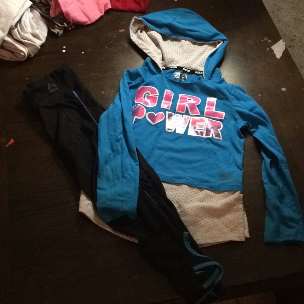 Girls 2 piece active wear outfit